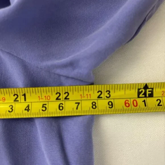 Soft Surroundings Purple Symphony Nights Long Sleeve Tunic Top Women’s Sz L - Picture 10 of 11